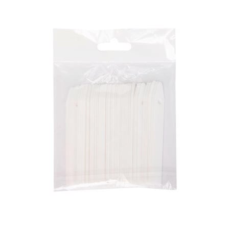 Panacea Panacea 4 in. H X 3.63 in. W X 0.5 in. D White Plastic Plant Label 86858A